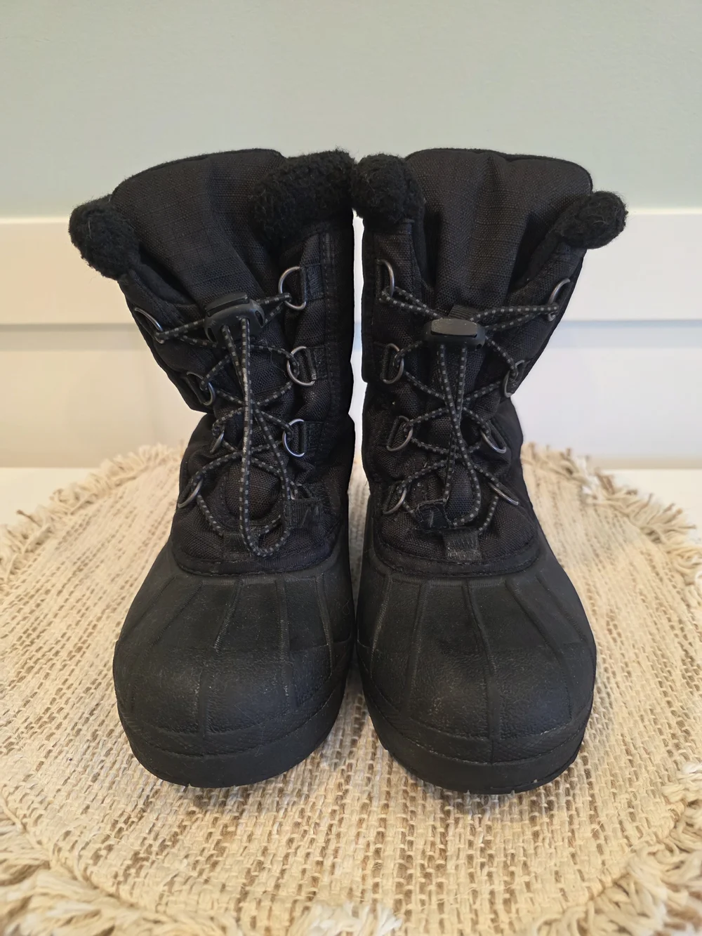 Sorel Youth 3Y Black Waterproof Winter Snow Boots